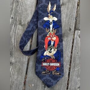 Vintage 1994 Harley-Davidson Looney Tunes Tie Men’s